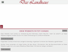 Tablet Screenshot of daslandhaus-pfronten.de
